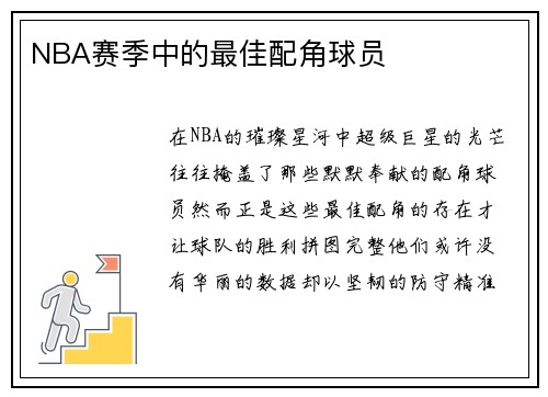NBA赛季中的最佳配角球员